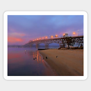 Coleman Bridge, Gloucester Point Sticker